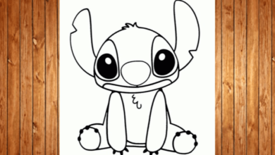 Easy:7lsw2zlcm4y= Stitch Drawing