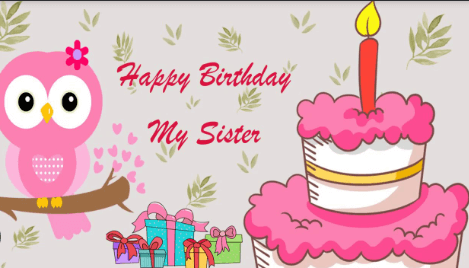 Animated:87t1e3dpujc= Happy Birthday Sister Gif