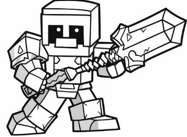 Printable:-Xwo4iq9y8s= Minecraft Coloring Pages