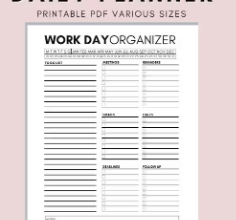 Printable:-Bxnmzllwte= Daily Planner Template