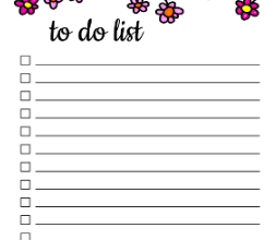 Printable:Dub9pwjyjv8= to Do List Printable