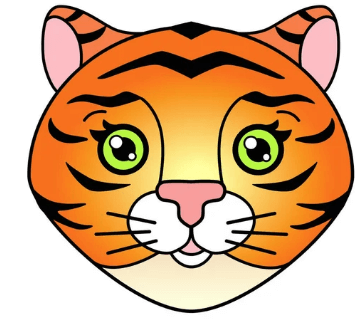 Clipart:5jcfy_K8cic= Tiger Face