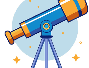 Clipart:4agdff7p-Wm= Telescope